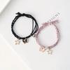 Cartoon Heart and Rabbit Butterfly Bracelet with Attracting Magnets for Women and Couples