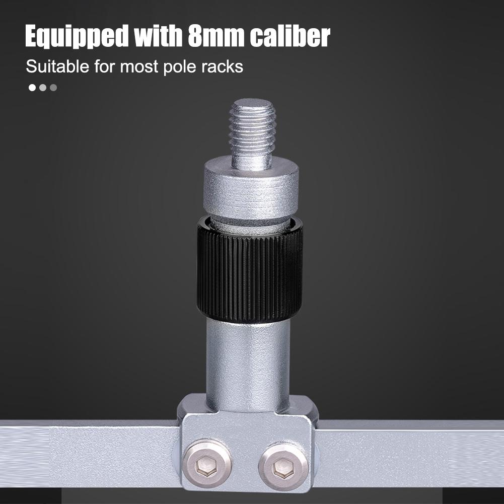 Portable Fishing Rod Holder Hold 2 Rods Adjustable Fishing Pole Holders Foldable Telescopic Detachable Fishing Box Accessories