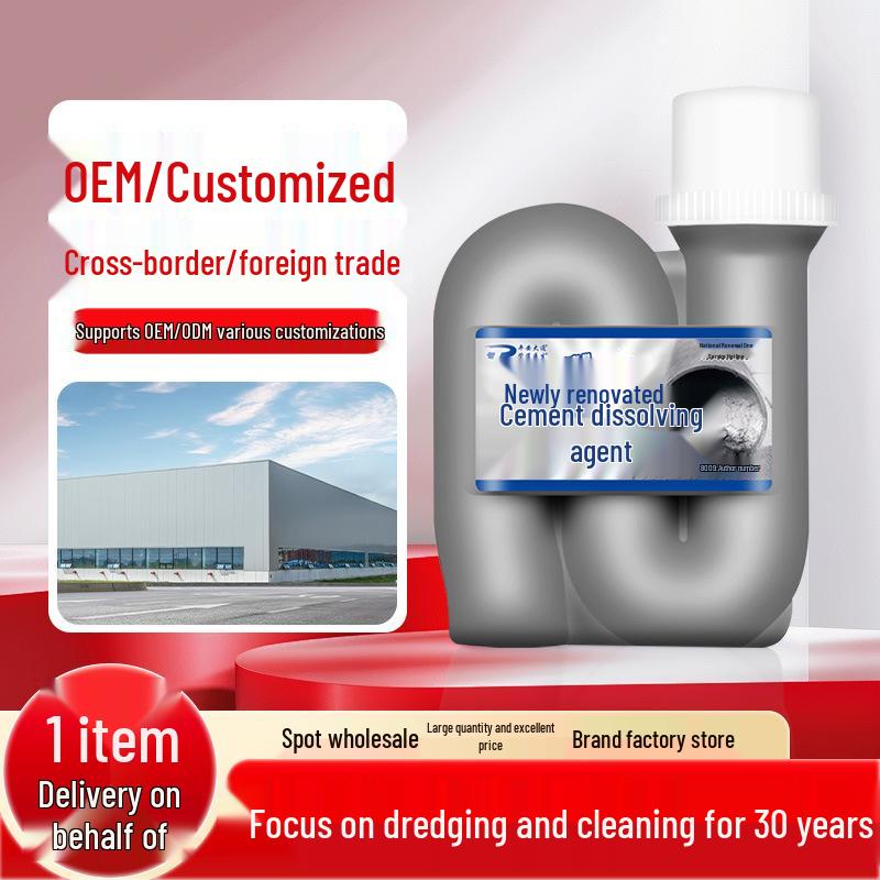 Cement & Čistič potrubí: Silné rozpouštědlo na tmel, dlaždice a beton