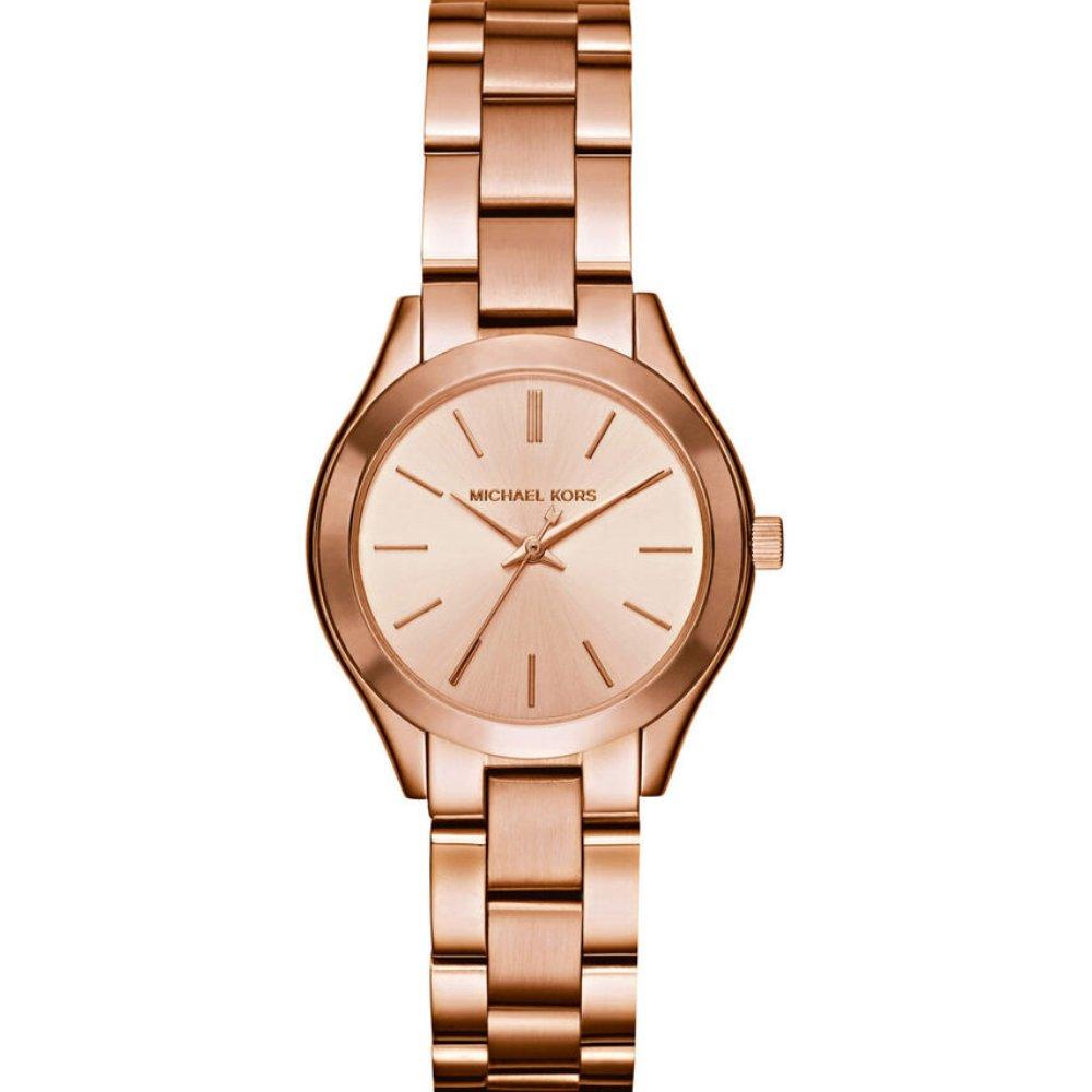 Michael Kors Women's Rose Mk3513 Mini Slim Runway Watch