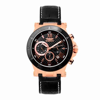 BOBROFF BF1001M15 Watch. Quartz, Color Black. Man.