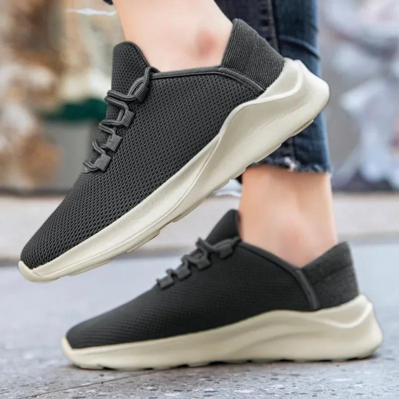 

мода Fujeak Мужская обувь Tenis Роскошная обувь Кроссовки для тренировок Повседневные лоферы Удобные Классические кроссовки для ходьбы На шнуровке Мужская теннисная обувь 46 темно-серого