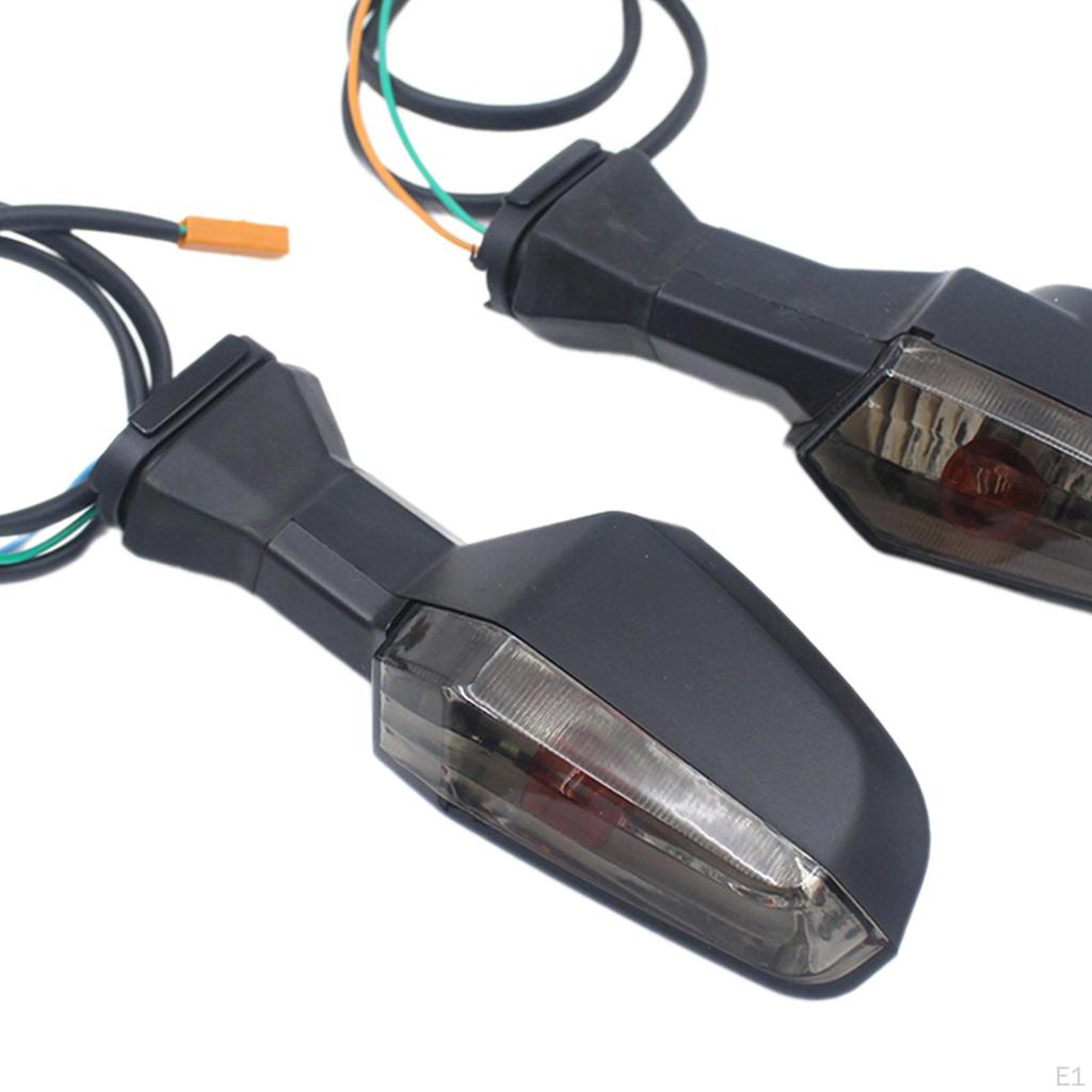 2x Motorcycle Turn Signal Lights, Indicator Light, Sturdy LED for