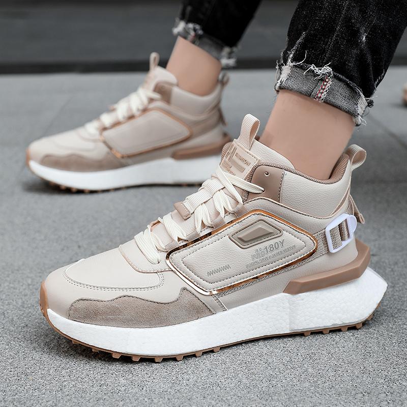 Fashion 2024 New Winter Men Boots  Slippers Warm Men Shoes Waterproof Non-Slip Plush Sneakers Male  Leather Boots Plus Size  45