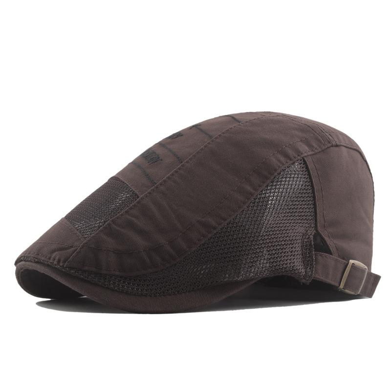 Summer Mesh Breathable Beret for Men Newsboy Caps Gatsby Painters Hats Driver Ivy Hat Gorro Hombre Boina