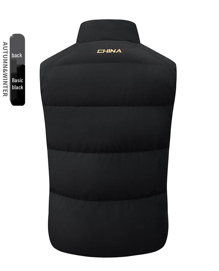 Unisex Wushu Coach Vest: Warm Sleeveless Sportswear for Autumn/Winter