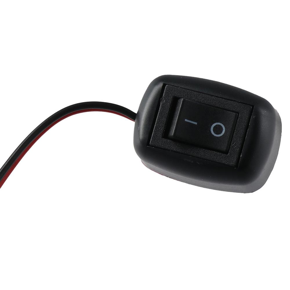12V 24V ON Off Push Button Switch 0.6M Prewired Rocker Switch  12V/7.5A 24V/3.8A