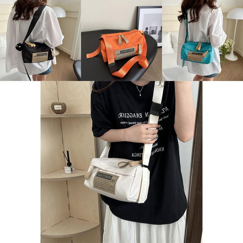 Stylish Oxford Fabric Pillow Bag For Women In Black Blue Green Orange White For Everyday Use