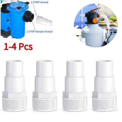 Złączka do węża gwintowana 1-4 szt. 3,8 cm / 1,5 cala Adapter do węża pompy filtra basenowego Sprzęt do Hayward SPX1091Z7 SPX1091Z4