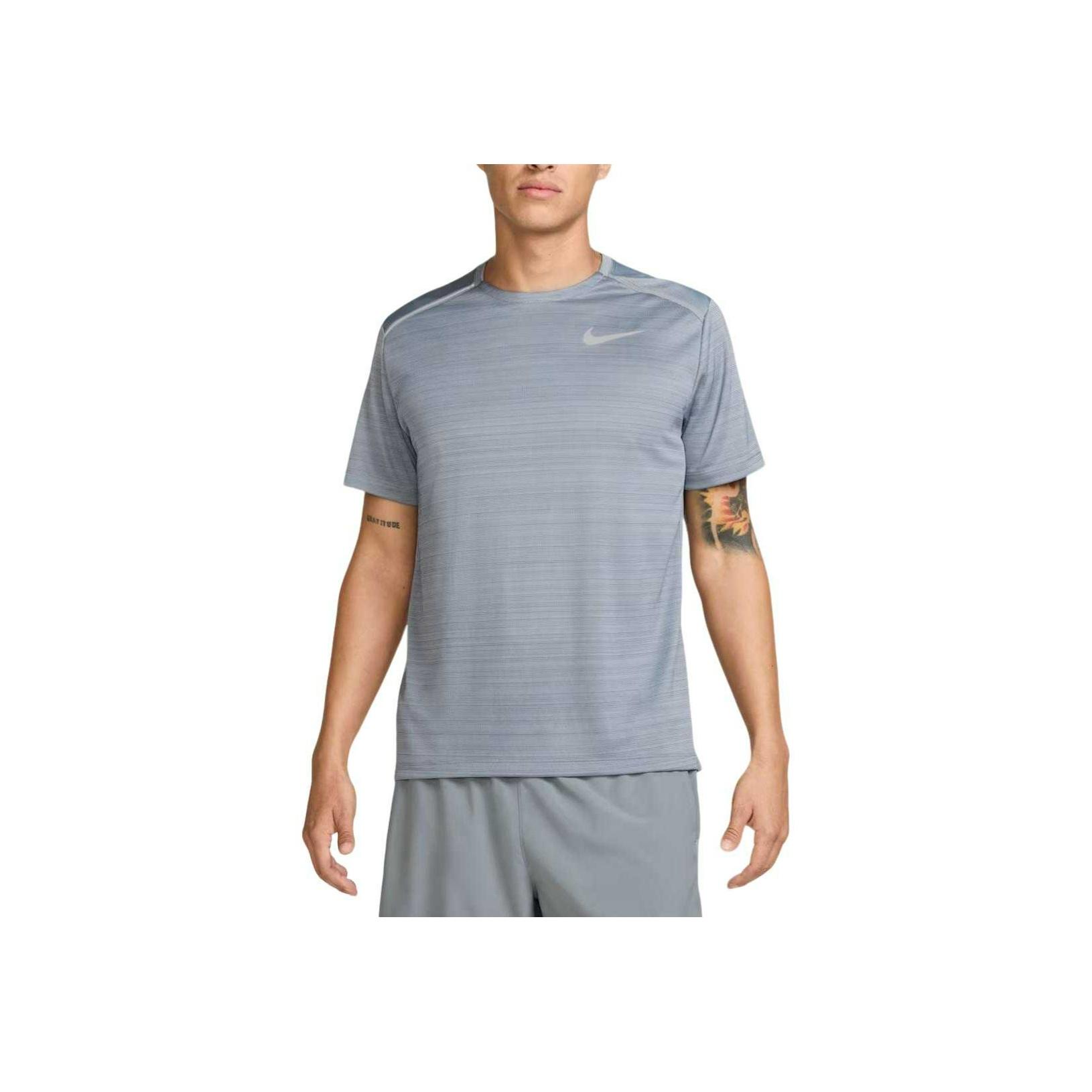 Nike Miler Swoosh Round Neck Comfortable Breathable Short Sleeve Running T-Shirt Men tops FZ4782-065 M