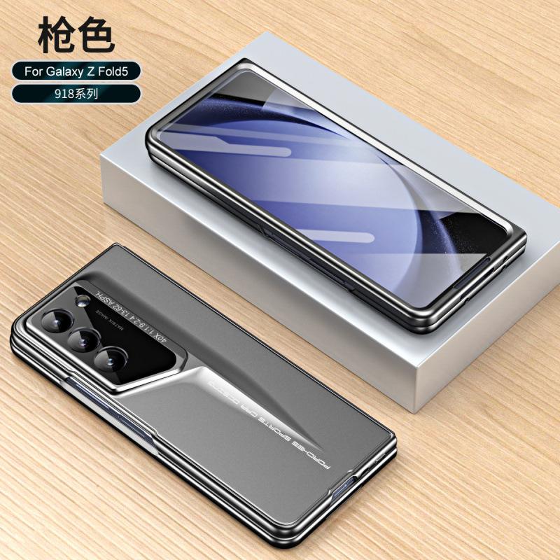 Samsung Zfold5 Porsche Supercar Mobile Phone Case Zfold4 Matte Skin Feeling 2-in-1 with Pen Protective Case