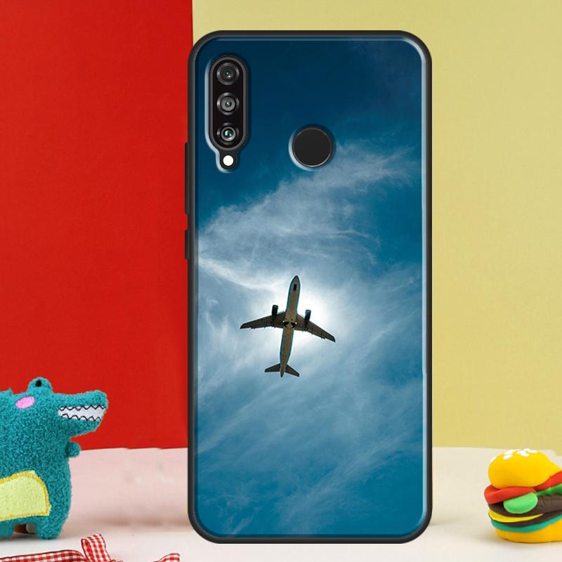 Flugzeug Flug Reisen Für Huawei Nova 12i 12s 11i 5T 9 10 SE Y91 Y90 Y60 Y70 Y72 Y61 P60 Pro P20 P40 P30 Lite Hülle