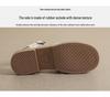 Women's Retro Woven Flat Sandals with Thick Sole & Closed Toe (Plus Size, Summer 2023)