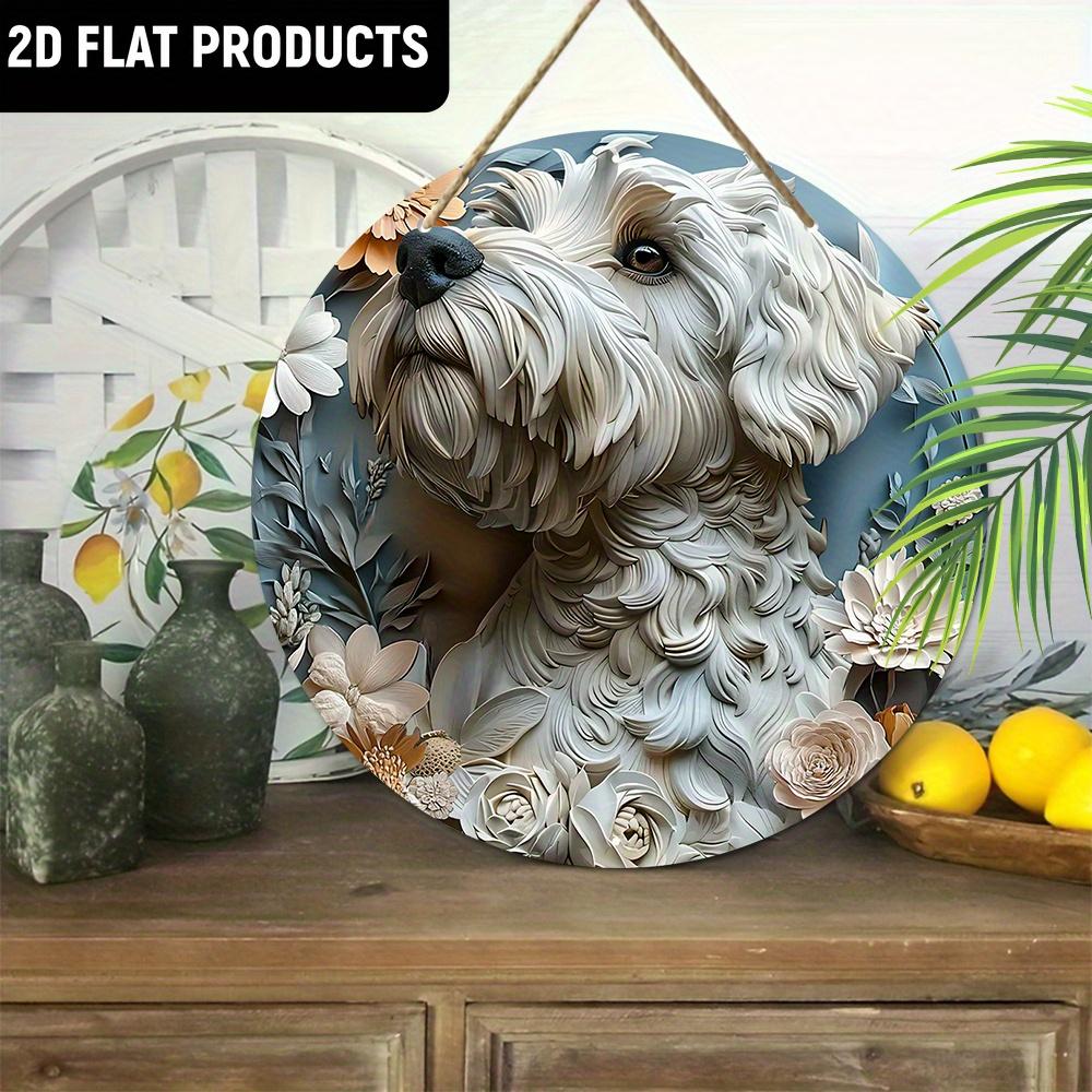 Wooden Charming Yorkshire Terrier Ornament - Perfect for Door, Wall, Home, Room, Farmhouse, Street, Shop, Garage, Bar, Garden, and Coffee House Decor