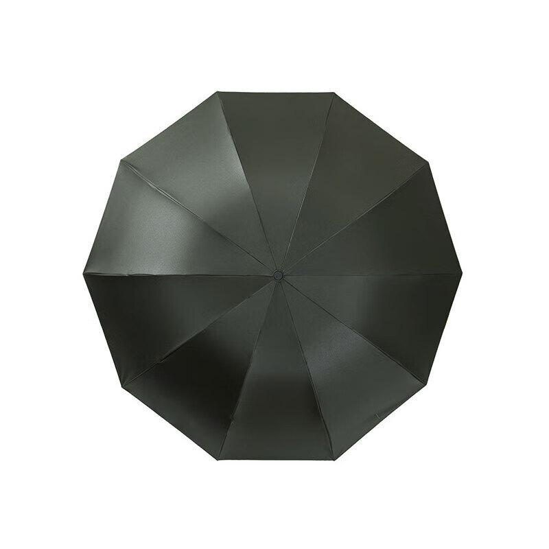 Paradise Black Vinyl Twill 3-Fold Business Umbrella