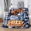 1pc Grizzy & The Lemmings Throw Blanket Soft & Cozy Blanket for Couch, Bed, Travel .B002