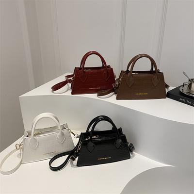 Simple Texture, Fashionable, Retro, Large-capacity Summer New Popular Portable Shoulder Crossbody Small Square Woman
