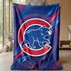 Chicago Cubs Flanell Fleece Decke Gemütlich Warm Überwurfdecke für Sofa Bett Reise Ganzjahresgebrauch