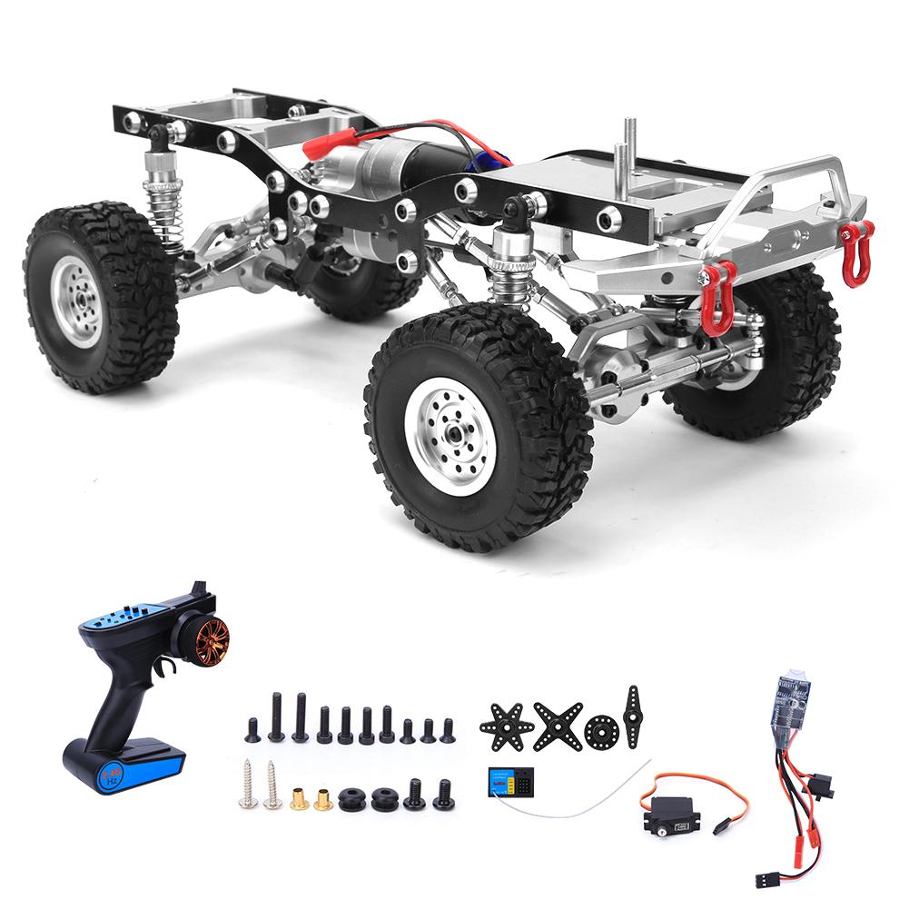 Car Frame Upgrade Part with Electronic Devices Fit for WPL C24 C14 1 16 RC Car