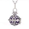 Hot-selling Aromatherapy Ancient Silver Style Cage Type Hollow Necklace Essential Oil Diffuser Perfume Box Ancient Hanfu Accessories