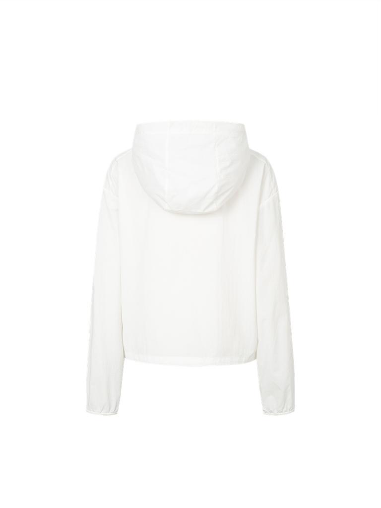 Discovery Expedition Freshvent Women'S Anorak Crop Windbreaker (White)