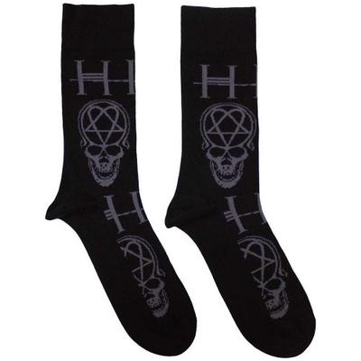 Him Unisex Adult Heartagram Skull Ankle Socks