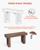 160 cm Console Table, Farmhouse Desk Behind the Couch, Wooden Rectangle Entrance Desk, Narrow Long Sofa Table Accent Stand for Hallway, Bedroom,