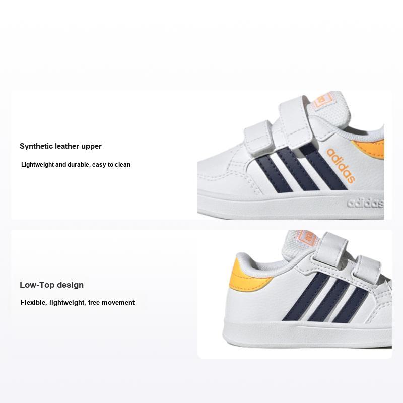 Adidas Breaknet CF I White Dark Blue Orange Детские кроссовки Cloud-White Flash-Orange GW2901 21