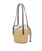 Athe Vanessabruno Beige Raffia Shoulder Bag S Aaba6F802W2