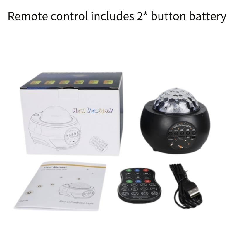 

Galaxy Starry Projector Night Light Lamp Space Nebula Star Remote Bluetooth