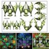 Outdoor Tree Hanging Ornaments Halloween Glow-in-the-Dark Bat Wall Stickers, Luminous Decals, PVC Skull Stickers Spooky Indoor Yard Party Decorations