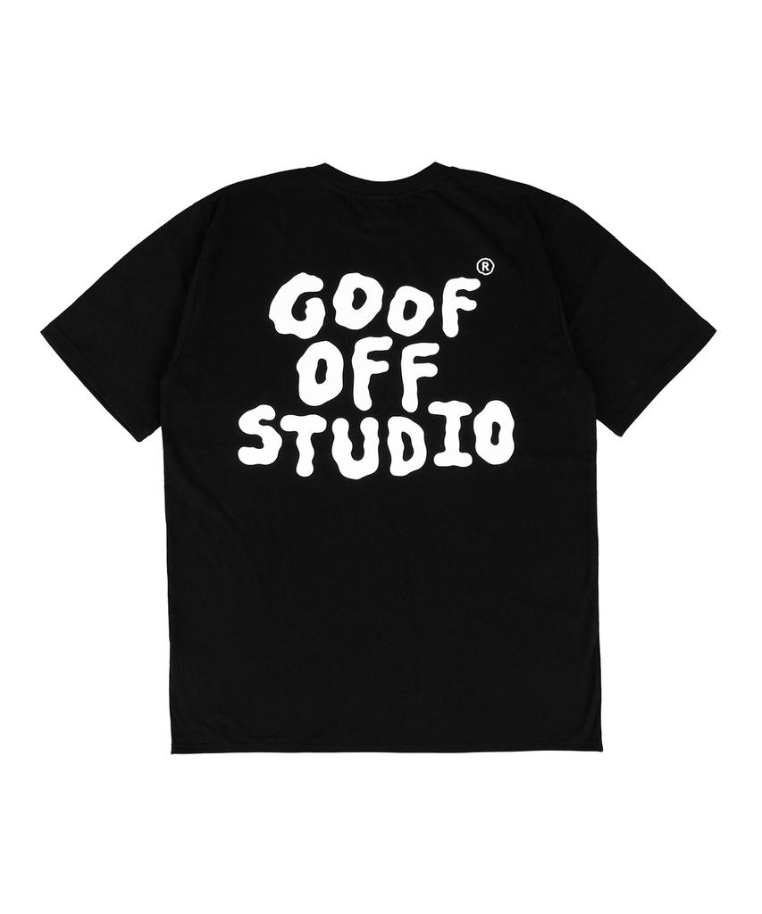 Gupeuopeuseutyudio Gofs Main Logo T-Shirt Black (White)