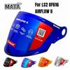 Viseira de Capacete de Motocicleta para Capacete LS2 OF616 AIRFLOW II Viseira do Capacete Lente Para-brisa Acessórios para Capacete Viseiras Para Capacete Anti-UV