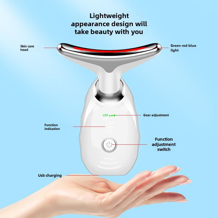 Neck Beauty Massager: Wrinkle Reduction, Lifting, Firming, Nasolabial Fold Removal, and Neck Care Instrument
