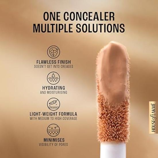 LAKME 9to5 Primer+Matte Liquid Concealer 16 Sand, 5.4 Ml