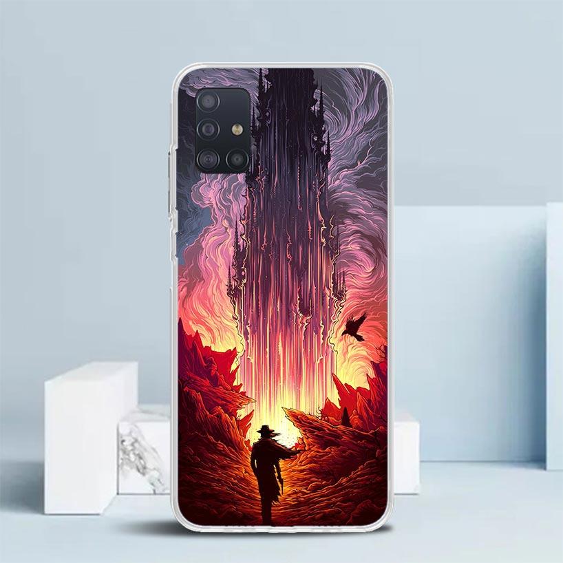 Stephen King The Dark Tower Soft Cover for Samsung Galaxy A12 A22 A32 A52 A72 A02S Phone Case Note 20 Ultra 10 S10 Plus A51 A71