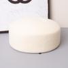 Winter New French Vintage Round Top 100% Wool Fedoras Hat Wedding Church Party Pillbox Caps Warm Women Hard Top Felt Berets Hat
