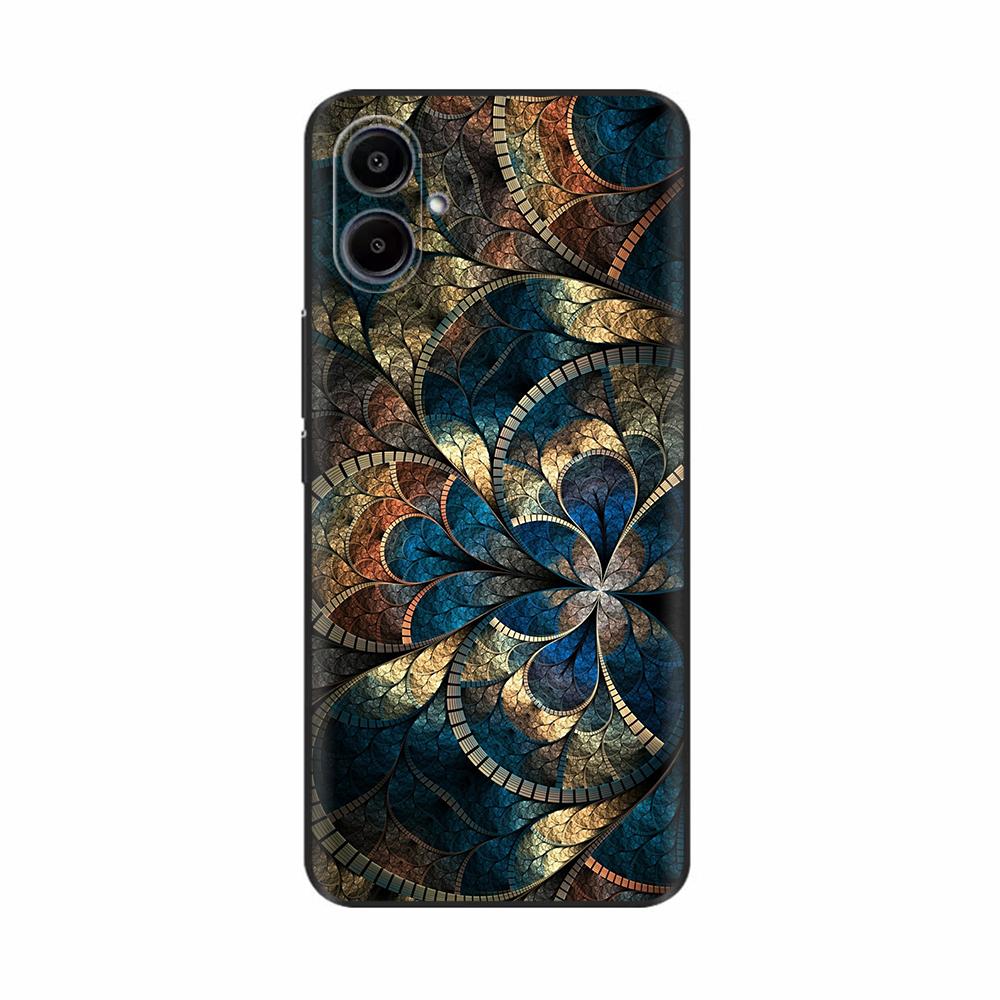 For Samsung A07 4G Case Beautiful Flower Protective Anti-fall Silicone Phone Back Cover For Samsung Galaxy A07 Cases A 07 Fundas