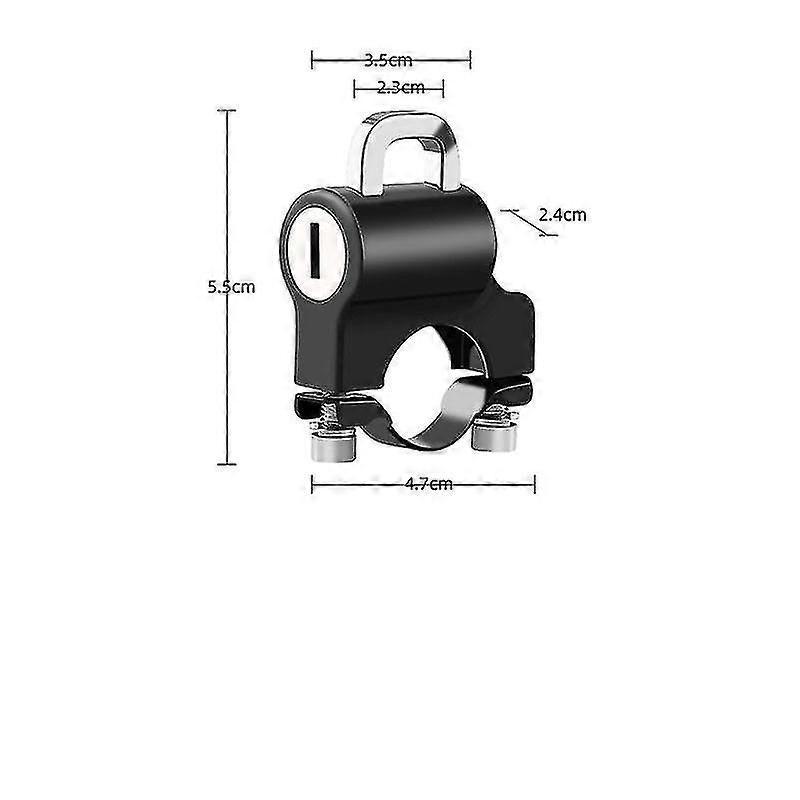 Mini Portable Bicycle Lock Electric Pedal Car Helmet Lock
