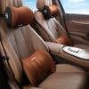 Car Headrest & Lumbar Support Memory Foam Pillow Set for Driver's Seat