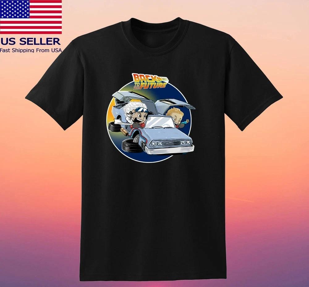 Back To The Future Movie Men s Black Size S-5XL 2XL
