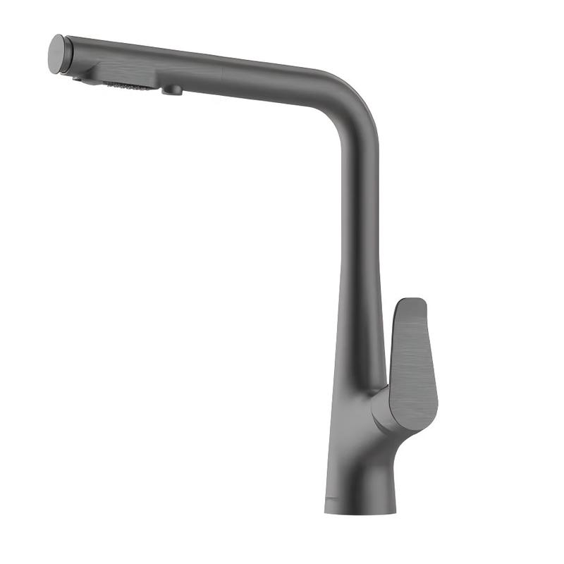 Jomoo Gunmetal Gray Pull-Out Kitchen Faucet