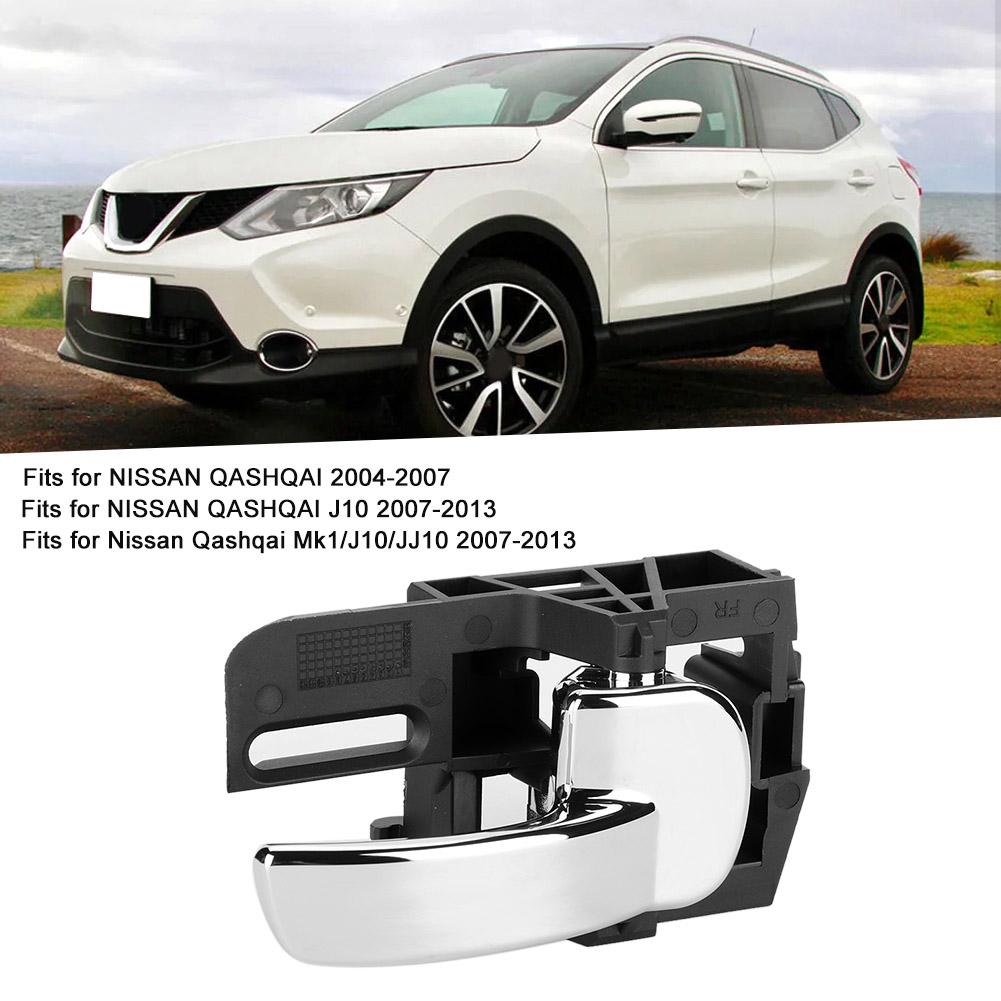2pcs Left&Right Inner Chrome Door Handle 80671 JD00E Fits for NISSAN QASHQAI 2004 2007