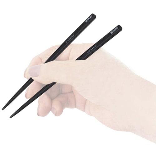 Skater Chopsticks and Chopstick Case Set, Bat Badtz-Maru City Stroll, Sanrio, 18cm, Antibacterial, Adult Size, Made in Japan, ABC3AG-A