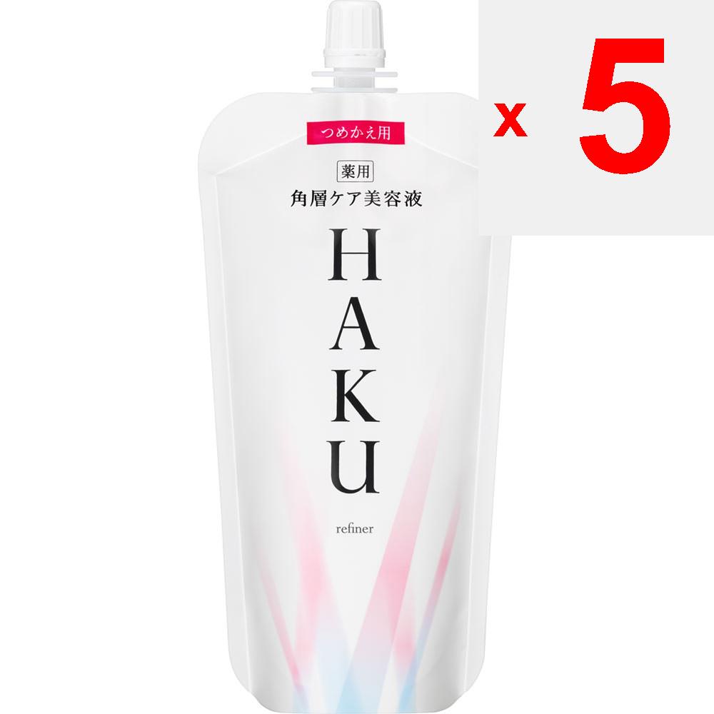 Shiseido HAKU Refiner Refill 110ml (Quasi-drug) Beauty liquid After applying toner in the morning and at night, apply 3 times the amount from the disp