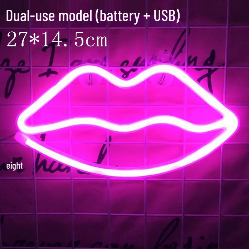 Trendy LED Neon Night Light Sign for Wall Décor