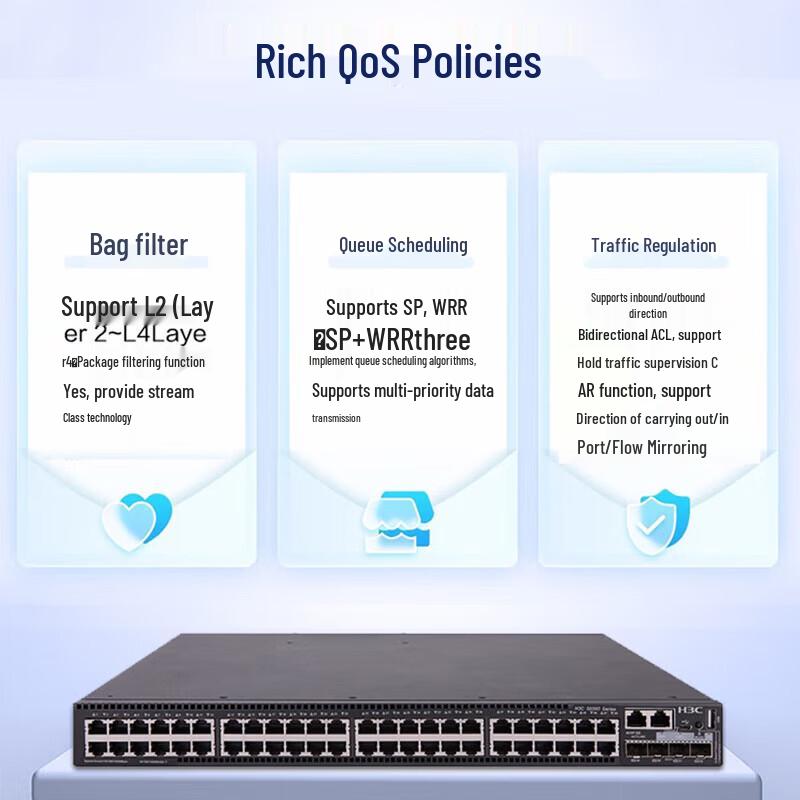 H3C S5560S-52S-EI 48-Port Gigabit Enterprise Aggregation Switch