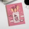 Life Is Short Lick The Spoon A Blank Recipe Journal Cookbook Spiral Bound Notebook To Organize Your Recipes