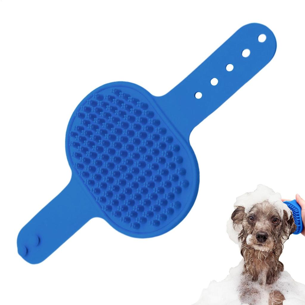 Pet bath brush Dog massage brush Pet massage gloves Pet bath gloves dog washing brush Dog Shower Brush Grooming Scrubber