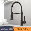 304 Stainless Steel Kitchen Faucet Hot and Cold Water Mixer Faucet Pull Out Deck Mounted  Kitchen Mixer Kitchen Sink Faucet